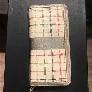 Coach Wallet, Plaid